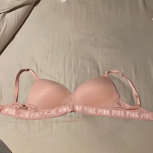 Blush pink bra